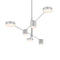 Counterpoint™ LED Pendant Light  option Bright Satin Aluminum