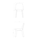 Neat Leather Dining Chair