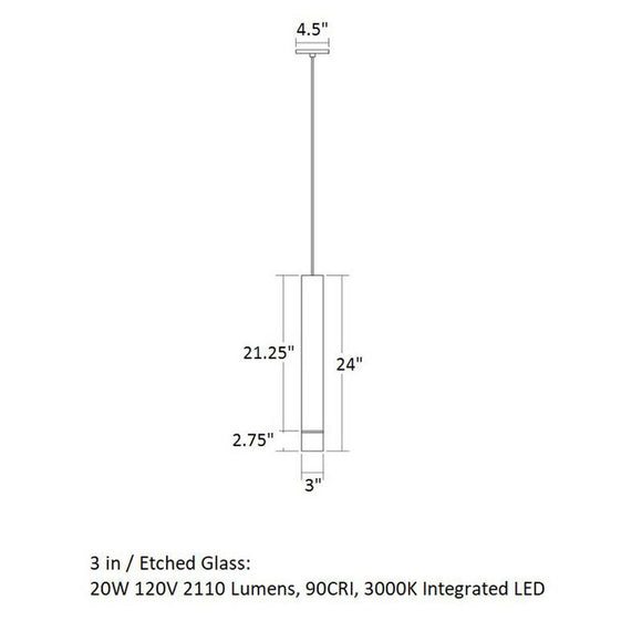 ALC™ Tall LED Pendant Light