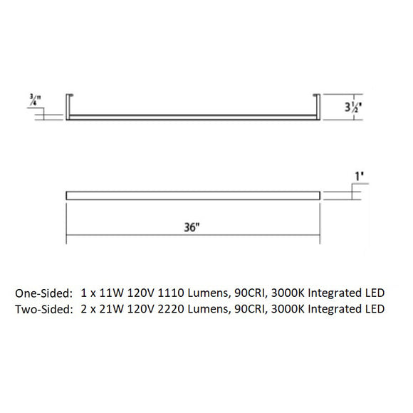 Thin-Line™ Sided LED Wall Bar