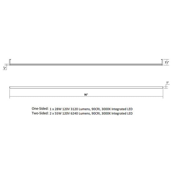 Thin-Line™ Sided LED Wall Bar