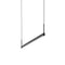 Thin-Line™ Sided LED Pendant Light  option Satin Black