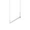 Thin-Line™ Sided LED Pendant Light  option Satin White