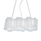 Logico Triple Linear Suspension Lamp  option Milky White