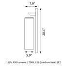 Dome Outdoor Wall Light