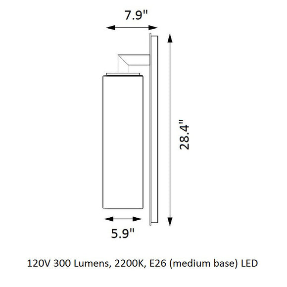 Dome Outdoor Wall Light