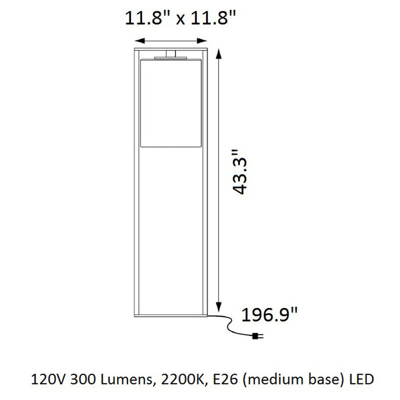 Dome Outdoor Low Floor Lamp