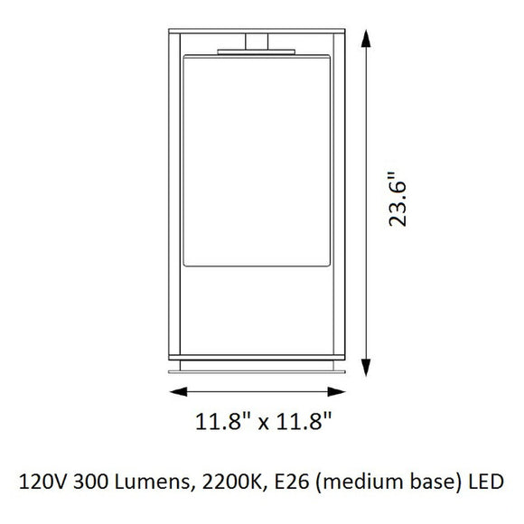 Dome Outdoor Gate Light