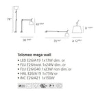 Tolomeo Mega Wall Lamp