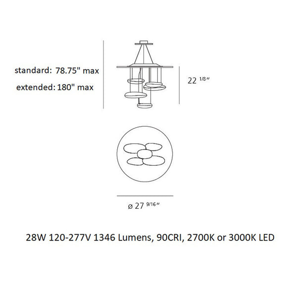 Mercury Mini Suspension Light