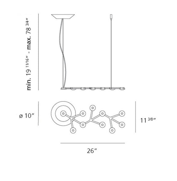 LED Net Line Suspension Light