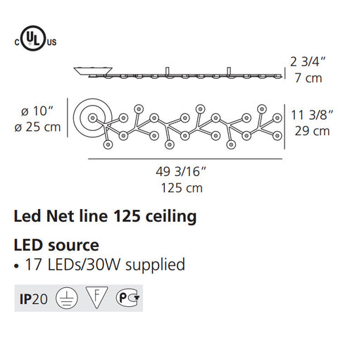 LED Net Line Flush Mount