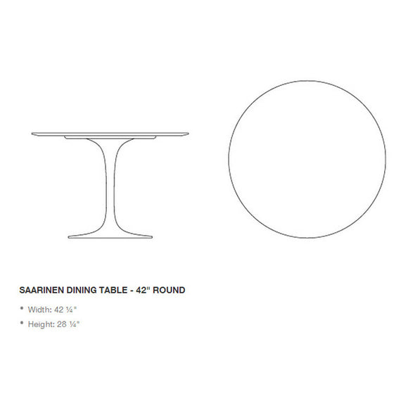 Saarinen Round Outdoor Dining Table