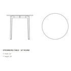 Stromborg 32" Round Table