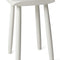JPA Stool  option White Lacquered Solid Wood