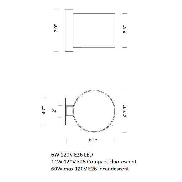 TMM Corto Wall Light