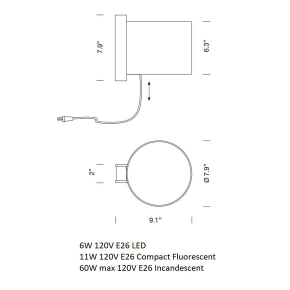 TMM Corto Wall Light