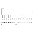 Cirio Lineal Linear Pendant Light