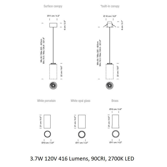 Cirio Simple Pendant Light