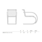 MR Chair with Arms Rattan