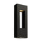 Atlantis Outdoor Wall Sconce  option Satin Black
