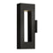 Atlantis Outdoor Wall Light  option Satin Black