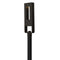 Atlantis Outdoor Post Light  option Satin Black