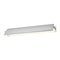 Aileron Wall Light  option 24 in W / Bright Satin Aluminum