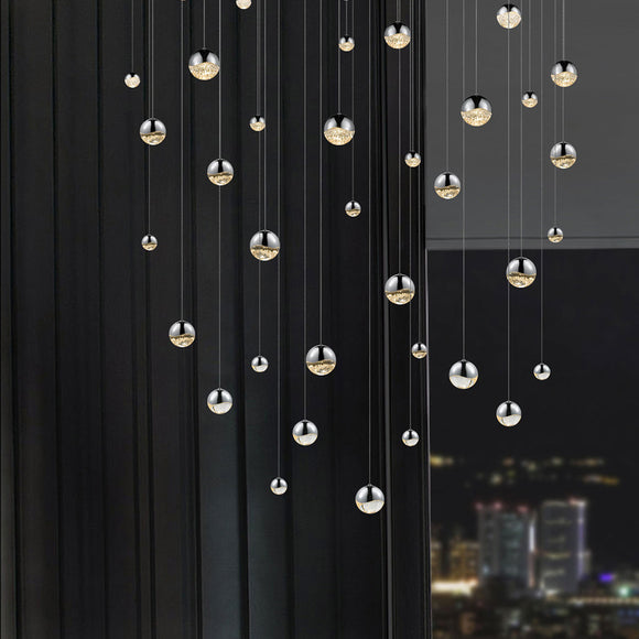 Grapes Six Light Multi Pendant Light