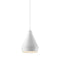 Koma LED Taisho Pendant Light  option Satin White / White cord