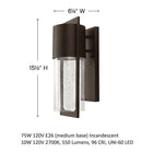 Shelter Outdoor Wall Light