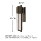 Shelter Outdoor Wall Light