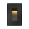 Luna Step Outdoor Light - Single Gang  option Satin Black