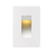 Luna Step Outdoor Light - Single Gang  option Satin White