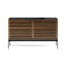 Corridor Double Cabinet  option 7128 WL - Natural Walnut