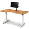 Invigo Standing Desk with Monitor Arm  option Natural Cherry