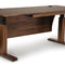 Invigo Standing Desk with Drawer  option Natural Walnut