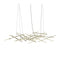 Constellation Ursa Minor Chandelier  option Satin Brass