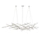 Constellation Ursa Minor Chandelier  option Satin Nickel