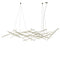 Constellation Ursa Major Chandelier  option Satin Brass