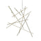 Constellation Aquila Major Chandelier  option Satin Brass
