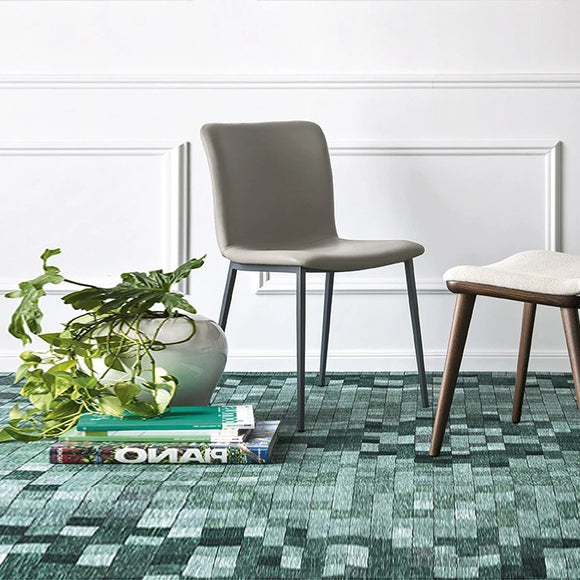 Upholstered sales metal chair