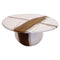 Large Sphere Cake Plate  option Sienna on Matte White