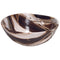 Serving Bowl  option Brown and White Stripe