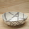Serving Bowl  option Grey Abstract Stripe