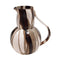 Pitcher  option Brown and White Stripe