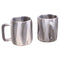 Small Mug  option Grey and White Stripe