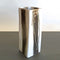 Narrow Square Vase  option Brown and White Stripe