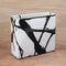 Rectangle Vase  option Gloss Black Abstract Stripe