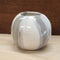 Sphere Vase  option Grey and White Stripe